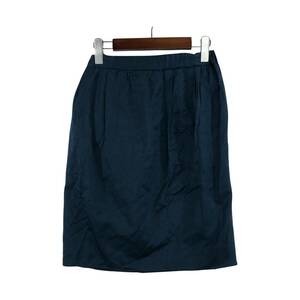 UNITED ARROWS ユナイテッドアローズ サテン風 スカート size36/ブルー系 レディース