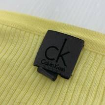 Calvin Klein　カルバンクライン カーディガン size4/イエロー レディース_画像6