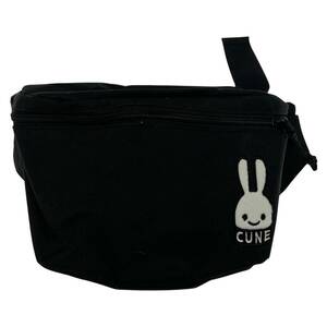 CUNE cue n waist bag size size inscription none / black lady's 