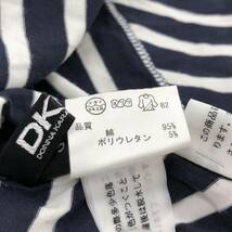 DKNY DONNA KARAN NEW YORK ダナキャランニューヨーク ボーダー ワンピース sizeS/紺×白 レディース_画像8