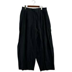 SARTORIAL MONK サルトリアルモンク リネン100％ パンツ size48/ダークグレー レディース