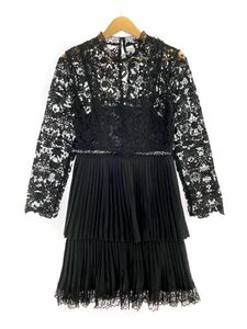 ZARA ザラ レース Aライン ワンピース sizeXS/黒 ■◇ ☆ ebc6 レディース