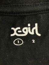 X-girl エックスガール カットソー size1/黒 ■◇ ☆ ebc6 レディース_画像5