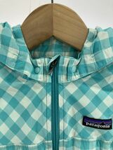 ゆうパケットOK Patagonia パタゴニア チェック柄 ナイロン ジャケット size3T/ライトブルー ■◇ ☆ ebc6 子供服_画像2