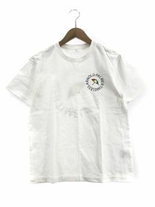 ゆうパケットOK arnold palmer アーノルドパーマー プリント Tシャツ sizeS/白 ■◆ ☆ ebc6 メンズ