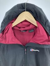 berghaus バーグハウス ナイロン フーディー ジャケット sizeL/黒 ◇■ ☆ ebc6 レディース_画像3