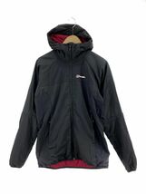 berghaus バーグハウス ナイロン フーディー ジャケット sizeL/黒 ◇■ ☆ ebc6 レディース_画像1