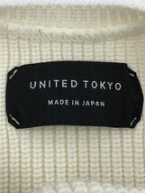 UNITED TOKYO ユナイテッドトウキョウ バックデザイン ニット セーター sizeF/アイボリー ■◇ ☆ ebc6 レディース_画像5