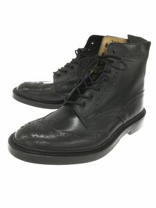 Tricker’s トリッカーズ レースアップ ブーツ size9-5/黒 ◇■◎ ☆ dla4 メンズ