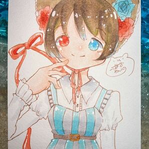 オリジナルイラスト うふふ