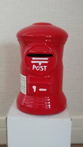 郵便ポスト　貯金箱　陶器　未使用品