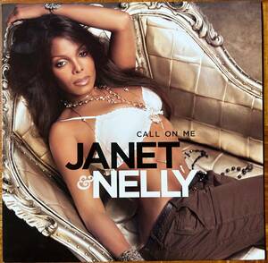 US盤12"EP★Janet Jackson & Nelly★Call On Me★2006年★Jermaine Dupri, Jimmy Jam & Terry Lewis★超音波洗浄済★試聴可能