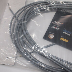Cable set -BGM ORIGINAL PE inner liner- Lambretta LI LIS SX TV (series 2-3) ケーブル ワイヤーセット グレー ランブレッタの画像3