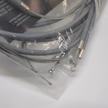 Cable set -BGM ORIGINAL PE inner liner- Lambretta LI LIS SX TV (series 2-3) ケーブル ワイヤーセット　グレー　ランブレッタ_画像2