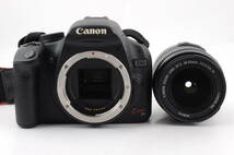 シャッター回数 1485回 動作品 キャノン Canon EOS Kiss X3 レンズ EF-S 18-55mm f3.5-5.6 IS デジタル一眼カメラ 箱 充電器付 管80K6153_画像2