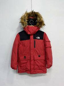 (T3379) THE NORTH FACE ノースフェイス ダウンジャケット BOYS 130 サイズ 正規品