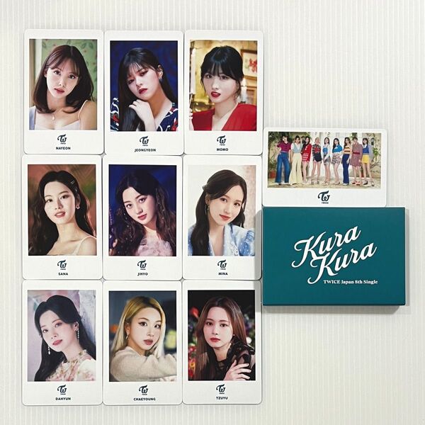 TWICE フォトカードセット（全メンバー10枚入り）Kura Kura