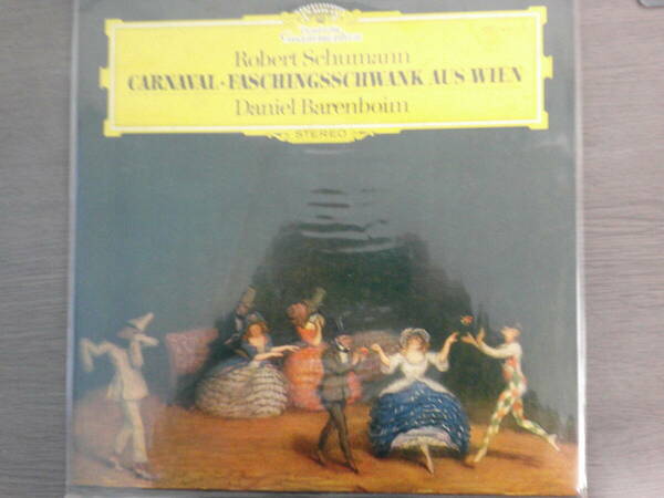1279　中古レコード　ロベルト・シューマン　謝肉祭　作品９　LP版　