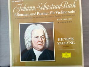 1288　中古レコード　BACH・SOLO-VIOLINSONATEN・SZERYNG 　LP版　