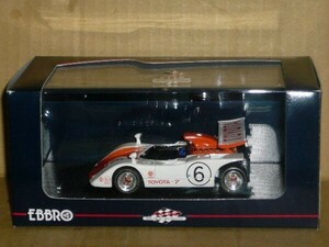 1/43 EBBRO TOYOTA 7 JAPAN CAN-AM 1969 No.6 白/橙