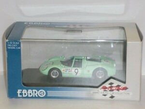 ○1/43 EBBRO 1967 JAPAN GP NISSAN R380 No.9 ライトグリーン