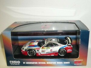 ☆1/43 EBBRO SUPER GT 2005 OPEN INTERFACE TOM'S SUPRA No.36 白/赤