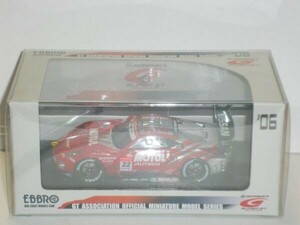 ☆1/43 EBBRO MOTUL Autech Z Super GT 2006 Suzuka 1000km No.22 銀/赤