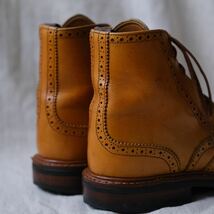 Tricker's THE JACK COLLECTION カントリーギリーブーツウイングチップ 茶4_画像7