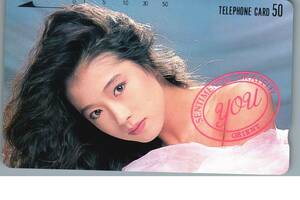 【未使用】中森明菜　YOU　 テレホンカード テレカ　-43-