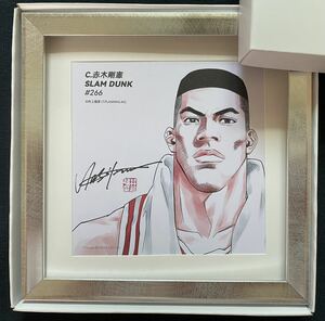 【額装品】スラムダンク　SLAM DUNK 湘北　赤木剛憲　イラスト　井上雄彦　検)セル画　原画　ポストカード　ポスター