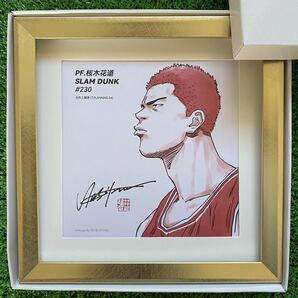 【ゴールド仕様】額装品　スラムダンク　SLAM DUNK 湘北　桜木花道　イラスト　井上雄彦　検)セル画　原画　ポストカード　ポスター