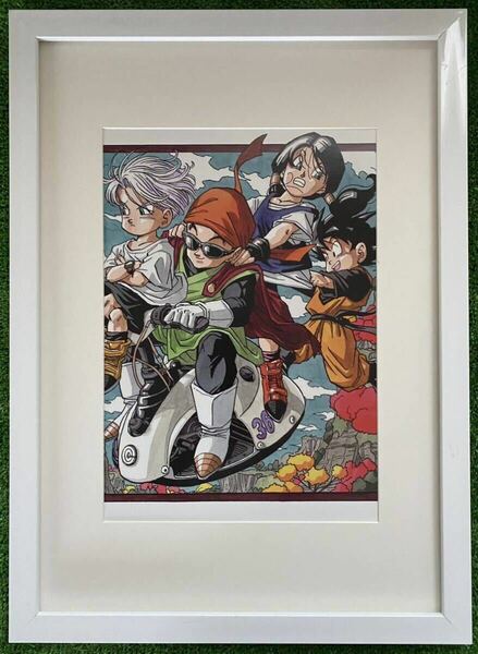 【激レア】額装品　ドラゴンボール　イラストJ 鳥山明　DRAGONBALL 検)セル画　原画　ポストカード　イラスト　ポスター