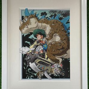 【激レア】額装品　ドラゴンボール　イラストE 鳥山明　DRAGONBALL 検)セル画　原画　ポストカード　イラスト　ポスター