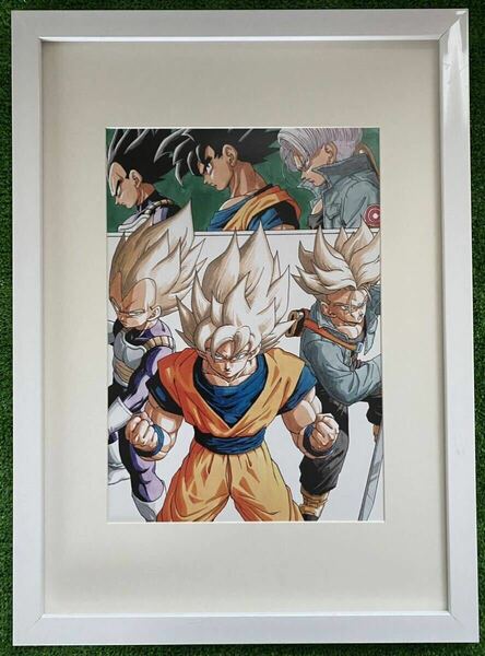 【激レア】額装品　ドラゴンボール　イラストL 鳥山明　DRAGONBALL 検)セル画　原画　ポストカード　イラスト　ポスター