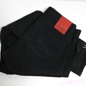 逸品【DENHAM デンハム】RAZOR SLIM FIT / MIJKANSAIV / JAPAN ARTISAN/ 朱耳 ブラックデニム/デニム パンツ