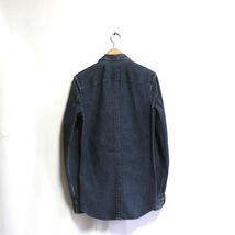 トレンド【HELMUT LANG ヘルムートラング】初期 イタリア製 VINTAGE/ストレッチ シャツ 長袖シャツ/デニムシャツ_画像2