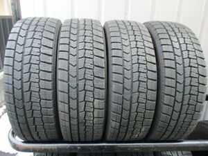 ★☆185/60R15 84Q ダンロップ WINTER MAXX WM02 スタッドレス 2020年製 4本 送料込 T37060221☆★インボイス領収書発行可能