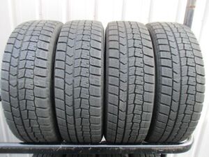 ★☆185/60R15 84Q ダンロップ WINTER MAXX WM02 スタッドレス 2020年製 4本 送料込 T37240227☆★インボイス領収書発行可能