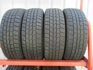 ★☆185/60R15 84Q ダンロップ WINTER MAXX WM02 スタッドレス 4本 送料込 T37480227☆★インボイス領収書発行可能