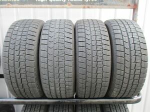 ★☆215/55R17 94Q ダンロップ WINTER MAXX WM02 スタッドレス 2018年製 4本 送料込 T37820304☆★インボイス領収書発行可能