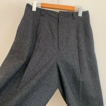 Sarahwear サラウェア 起毛ウール パンツ 1 チャコール レディース 秋冬 未使用に近い 美品_画像2