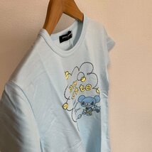 未使用品 pom ponette junior ポンポネット ジュニア Tシャツ L 160 水色 女の子 夏 タグ付き 美品_画像8