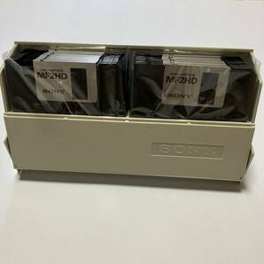 【未使用品】SONY ソニー MF2HD Micro Floppy Disk 20枚セット ジャンク ケース付きの画像2