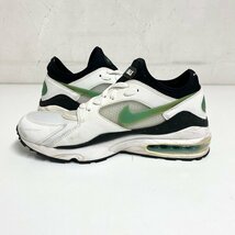 NIKE AR MAX 93 復刻版 ナイキ エアマックス 306551-107 ホワイト×グリーン メッシュ 28cm US10 メンズスニーカー digjunkmarket_画像6