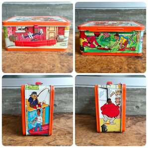 70～80’S ヴィンテージ サーモス社 THERMOS Aladdin アメリカ製 FAT ALBERT and the COSBY KIDS ランチボックス ボトル 水筒 アメリカ雑貨の画像4