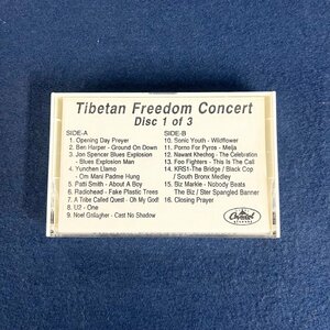 プロモ Tibetan Freedom Concert Dicc 1of3 カセットテープ 非売品 サンプル品 Jon Spencer/U2/Radiohead/Noel Gallagher/Sonic Youth