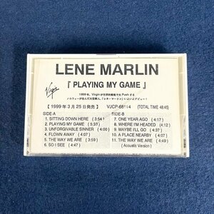 希少! レア! プロモ Lene Marlin - Playing My Game カセットテープ 非売品 サンプル品 レネ・マーリン digjunkmarket