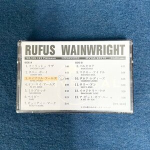 希少! レア! プロモ Rufus Wainwright カセットテープ 非売品 MVCA-24010 ルーファスウェインライト digjunkmarket