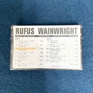 希少! レア! プロモ Rufus Wainwright カセットテープ 非売品 MVCA-24010 ルーファスウェインライト digjunkmarket