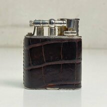 dunhill ダンヒル ユニークハンマー オイルライター Made in England イングランド ヴィンテージ 喫煙具 革 現状品 digjunkmarket_画像4